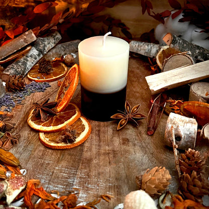 Autumn Latte Pillar Candle (2.75in)