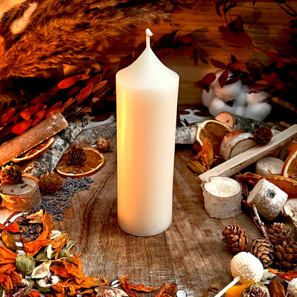 Point of Serenity Pillar Candle (6in)