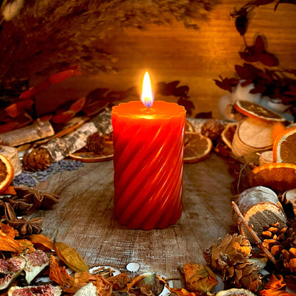 Harvest Gratitude Pillar Candle (2.75in)