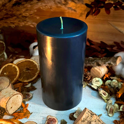 Moonlit Tribute Pillar Candle (5.6in)