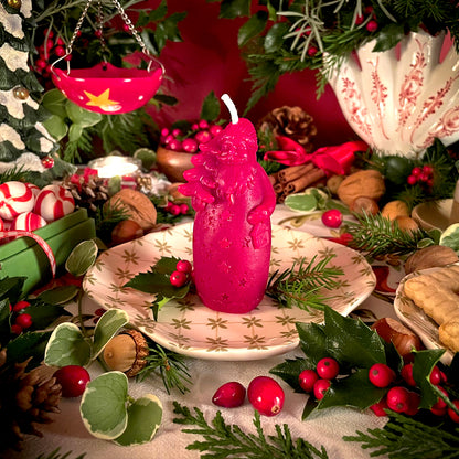 Ruby Refined Kris Kringle Beeswax Candle