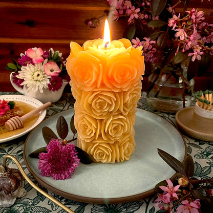 Romantic Rose Pillar (5.25in)