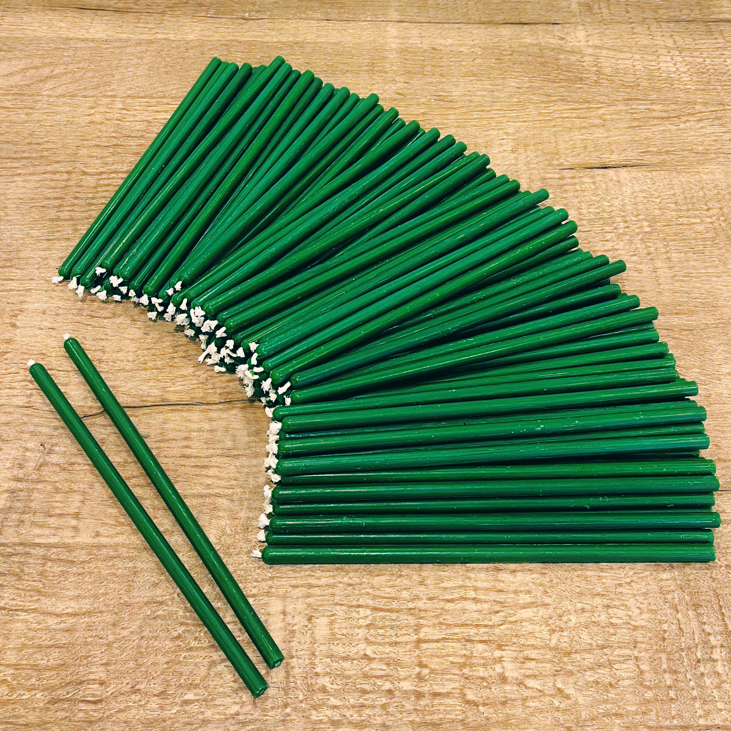 Green Beeswax Taper Case (Thin 10 in)