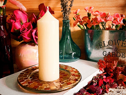 Point of Serenity Pillar Candle (6in)