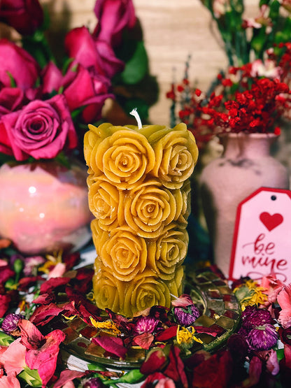 Romantic Rose Pillar (5.25in)