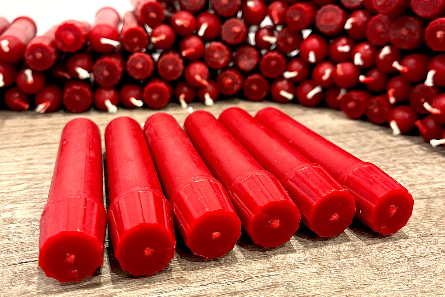 Red Beeswax Taper Case (Thick 5 in)